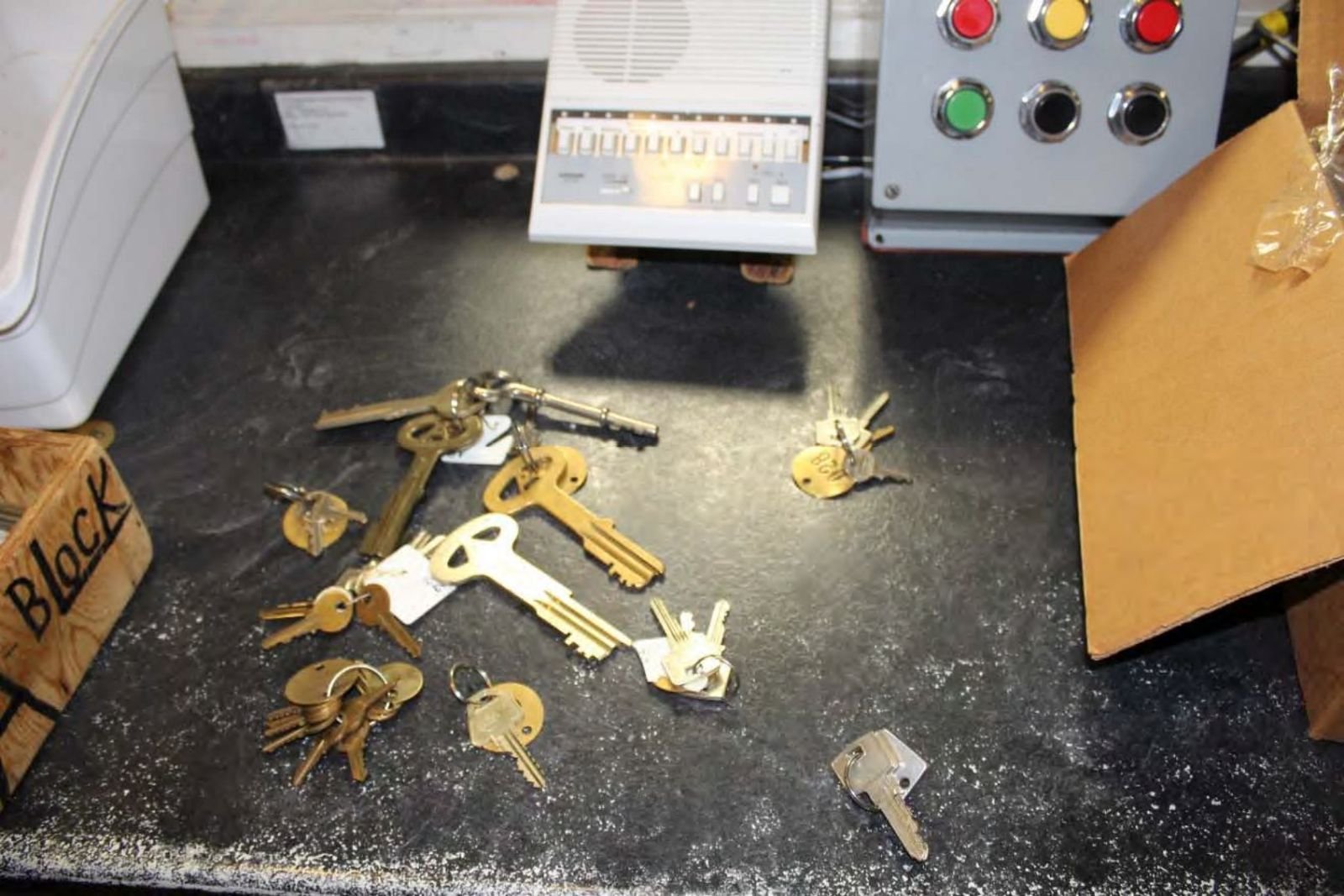 Keys needed to reach secured areas of the jail.